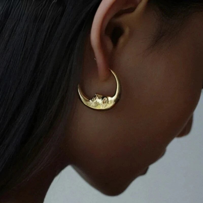 Moon Man Earrings