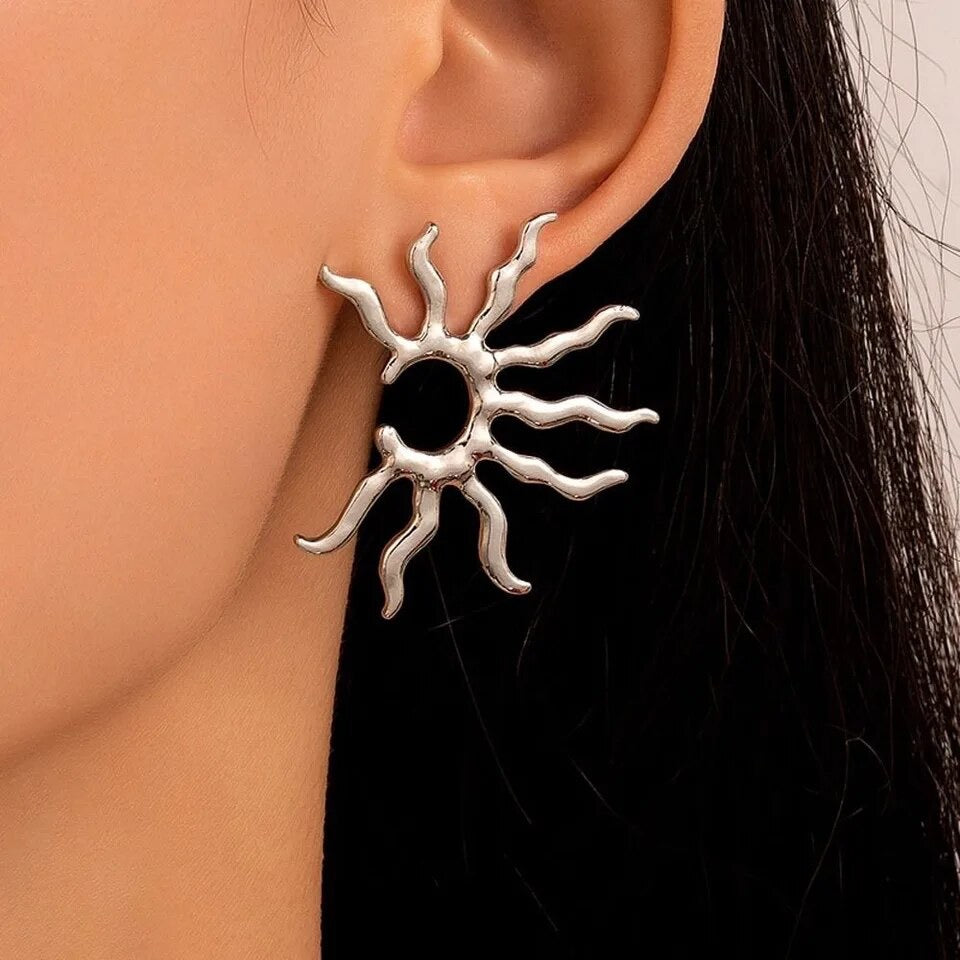 Sun Style Earrings