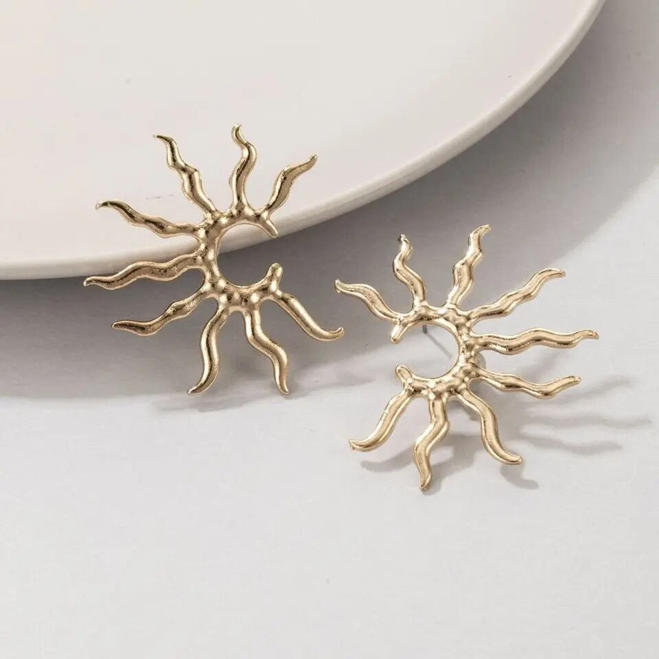 Sun Style Earrings