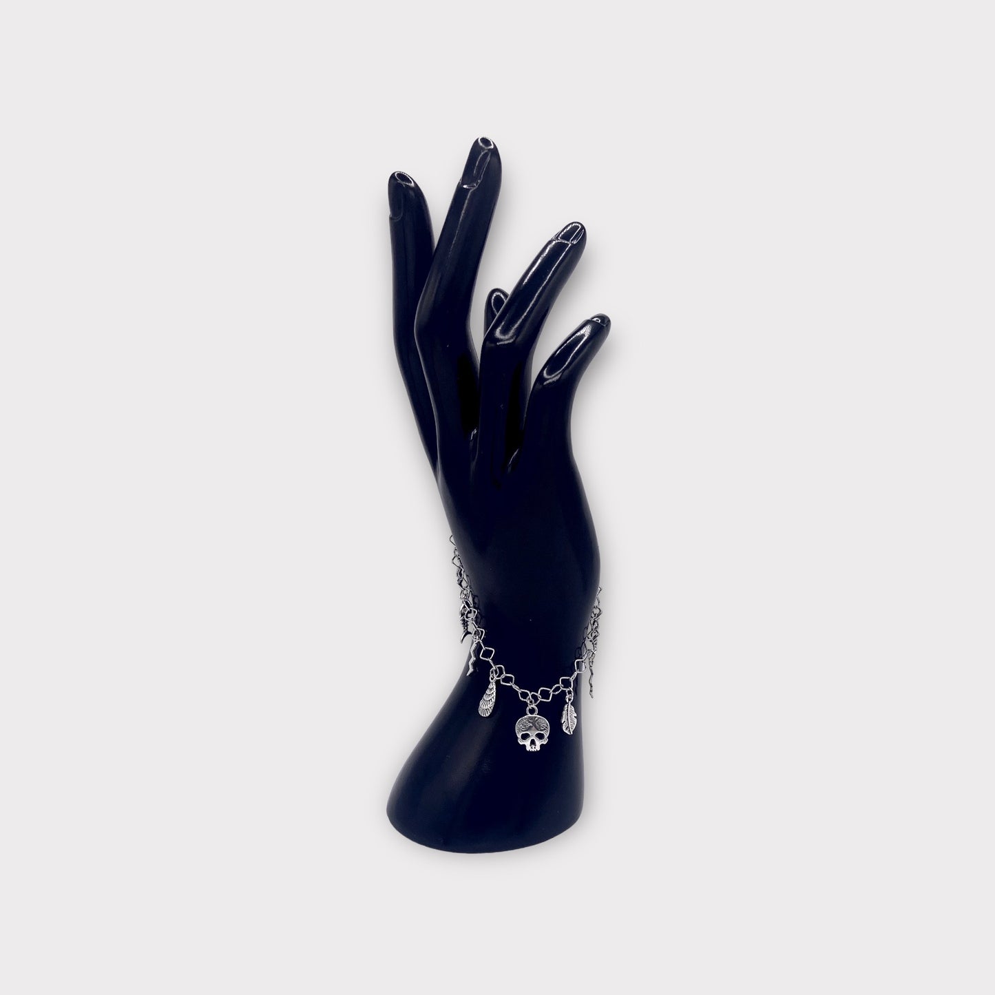 Skullface Charm Bracelet