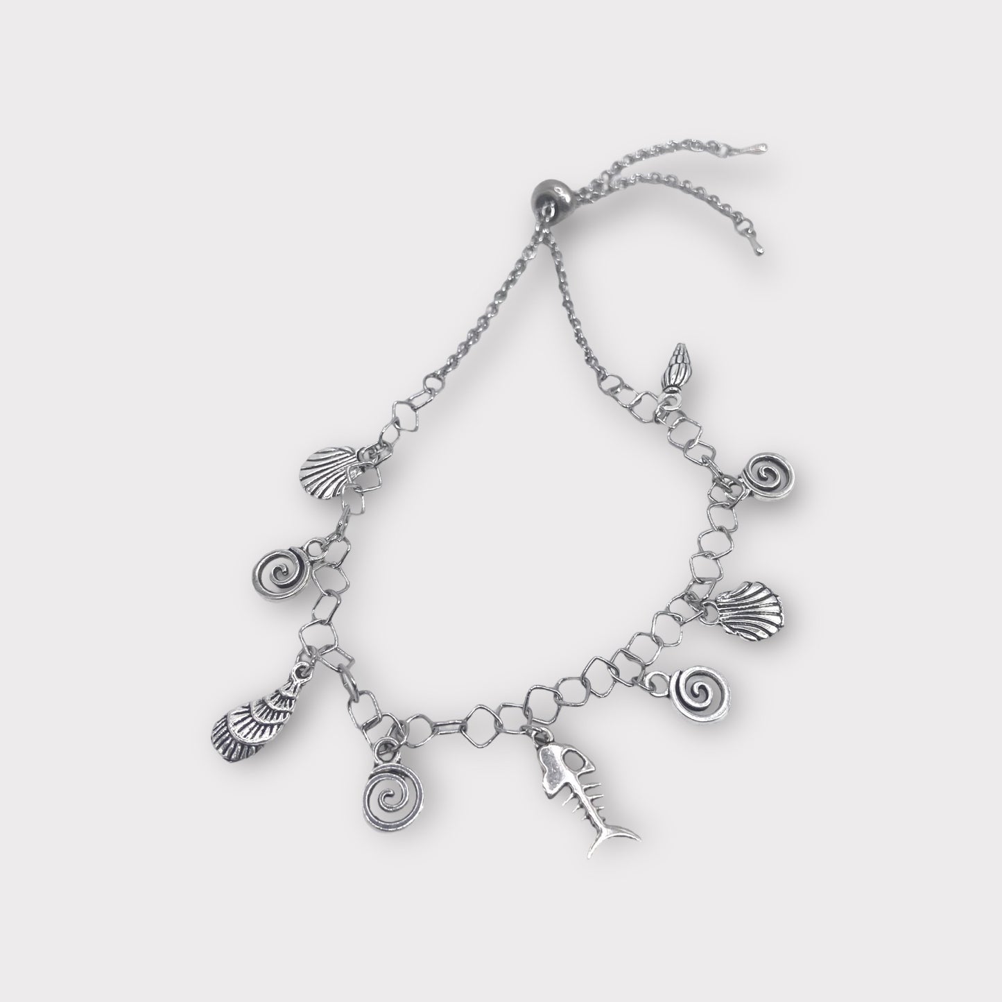Shell/Fish Charm Bracelet
