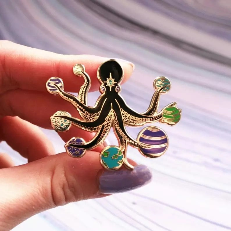 OctoPlanet Pin