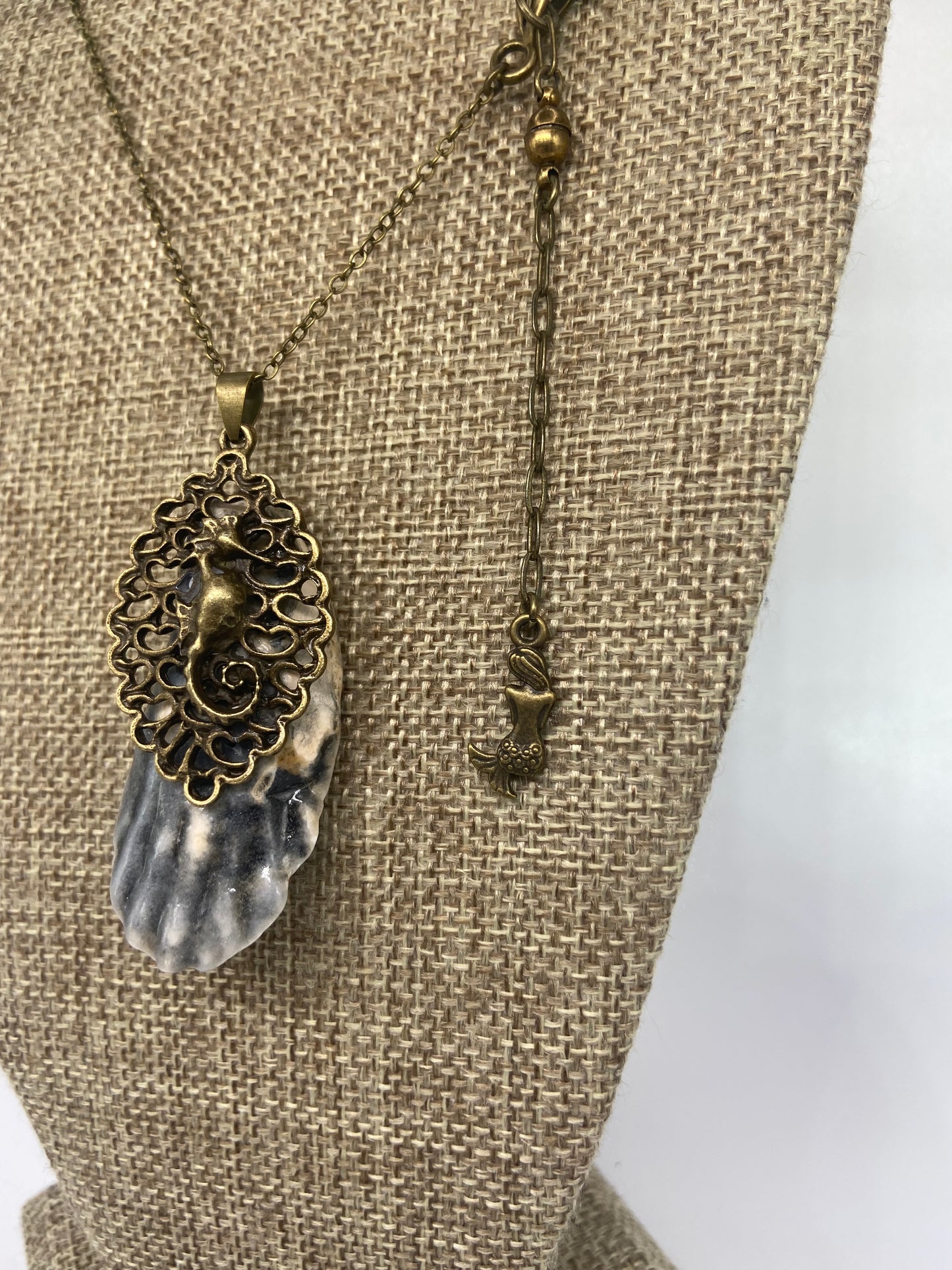 Bronze Sea Filly Necklace