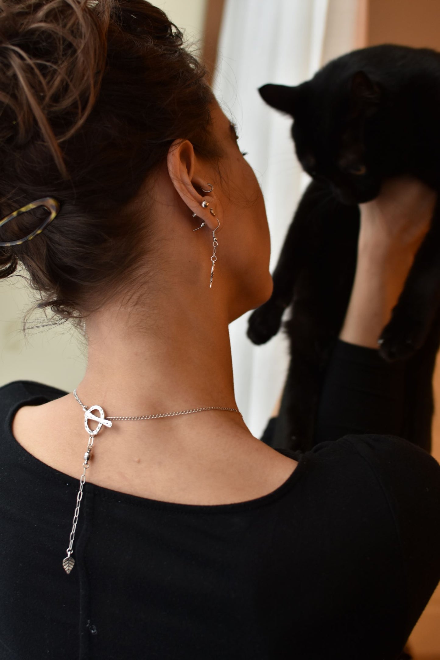 Autumn in New York Necklace: Silver