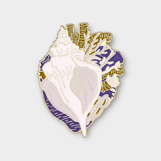 I 💜 Seashells Pin