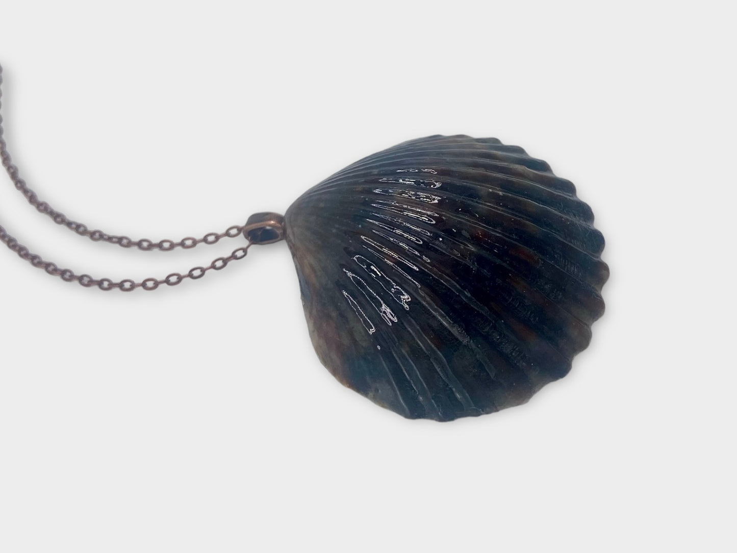 Crimson Scallop Necklace