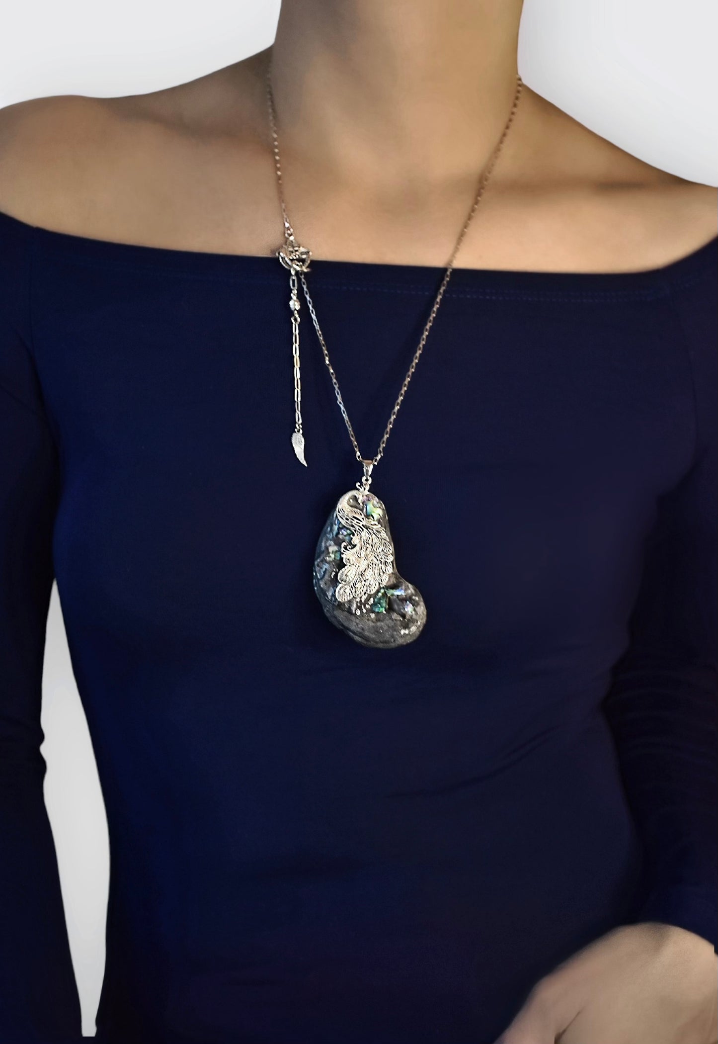 Perfect Peacock Pendant Necklace
