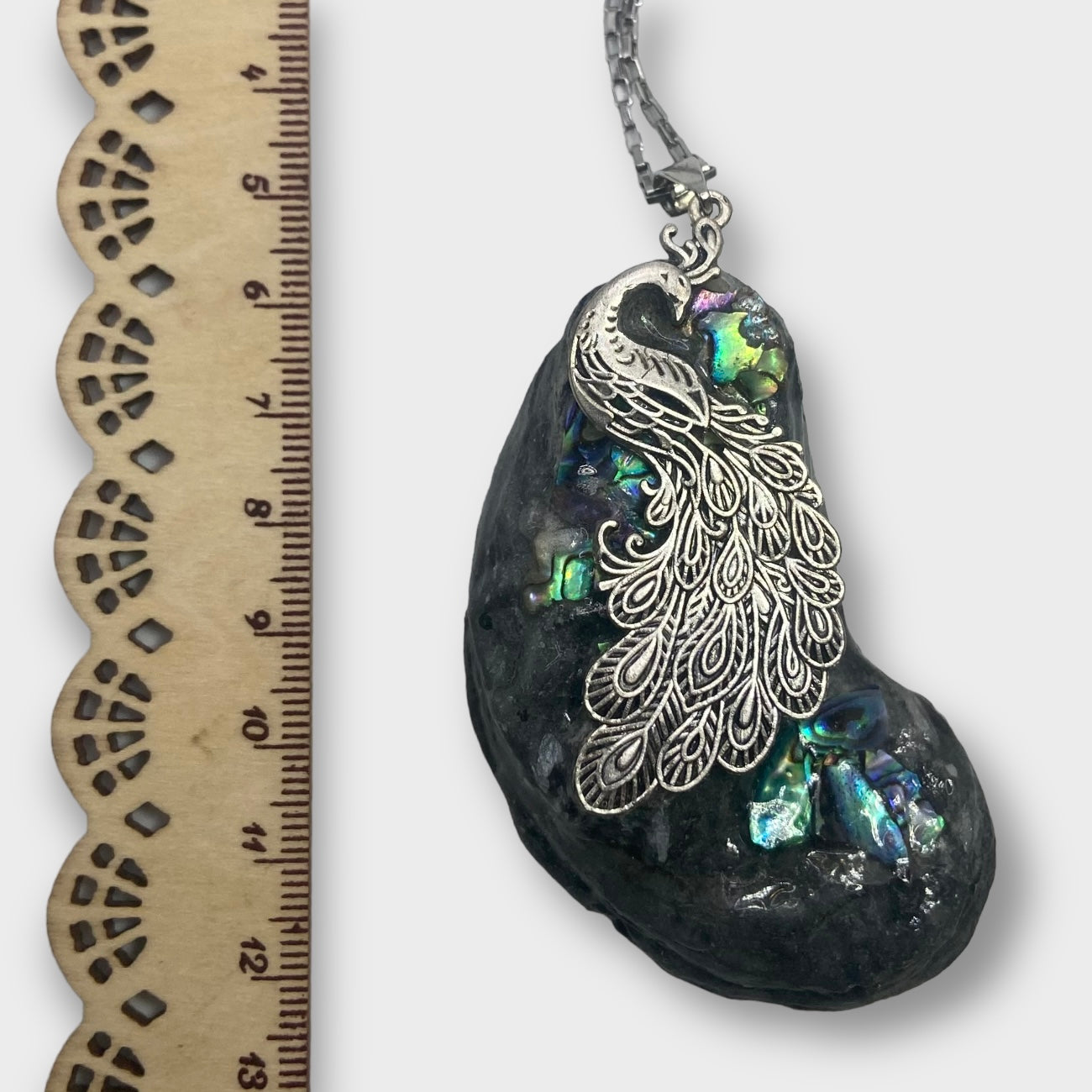 Perfect Peacock Pendant Necklace