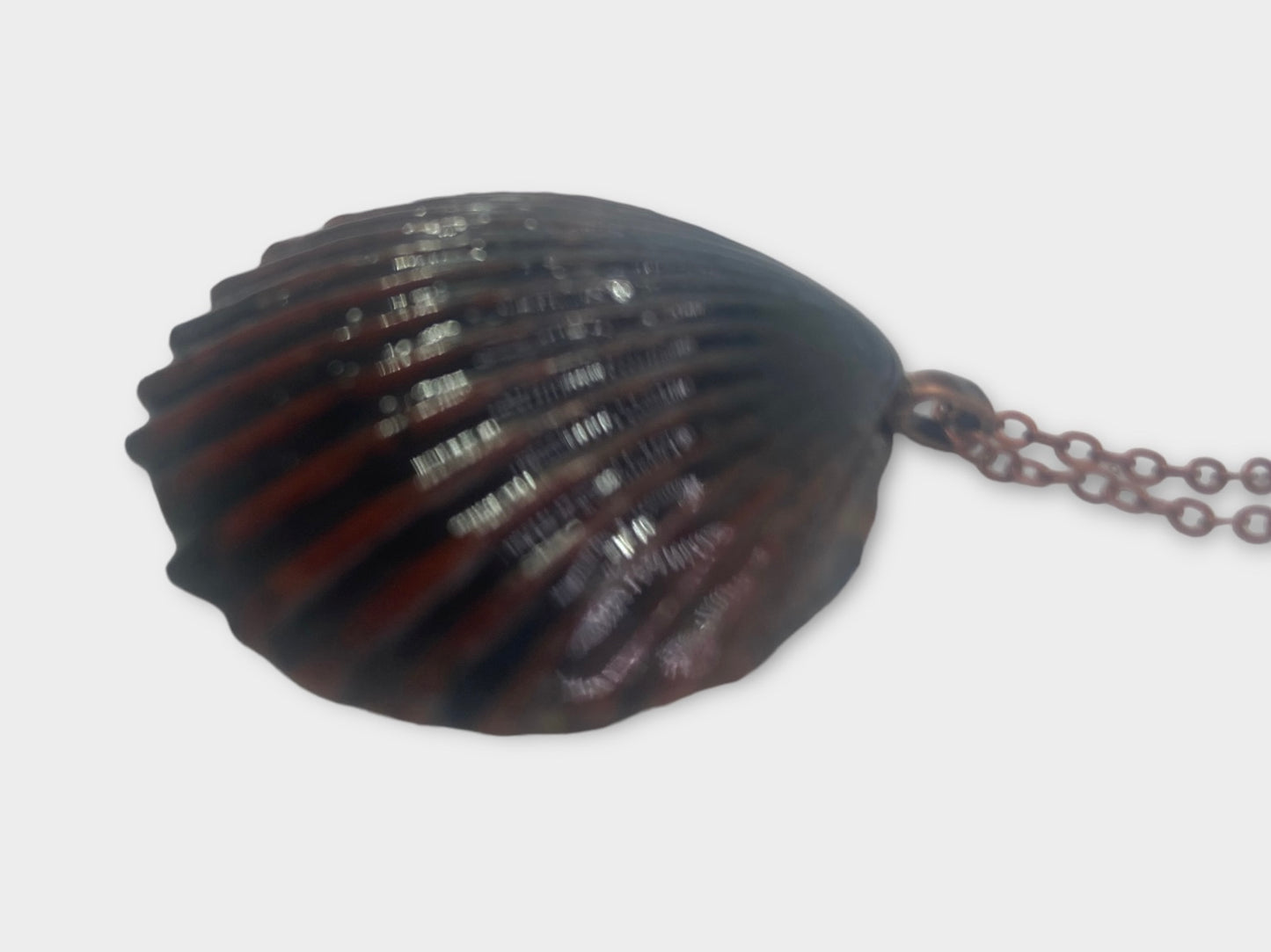 Crimson Scallop Necklace