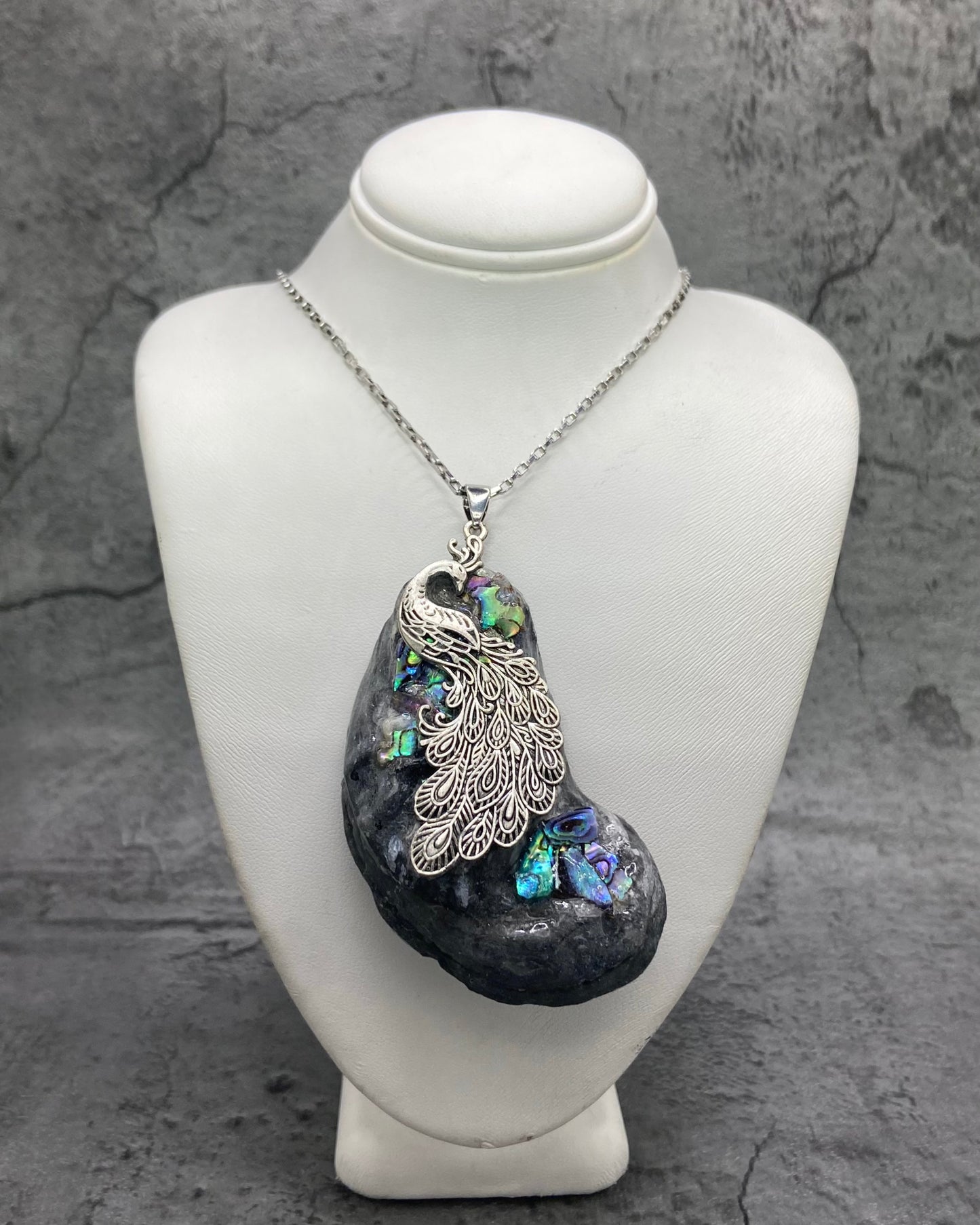 Perfect Peacock Pendant Necklace