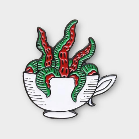 Tentacle Tea Pin