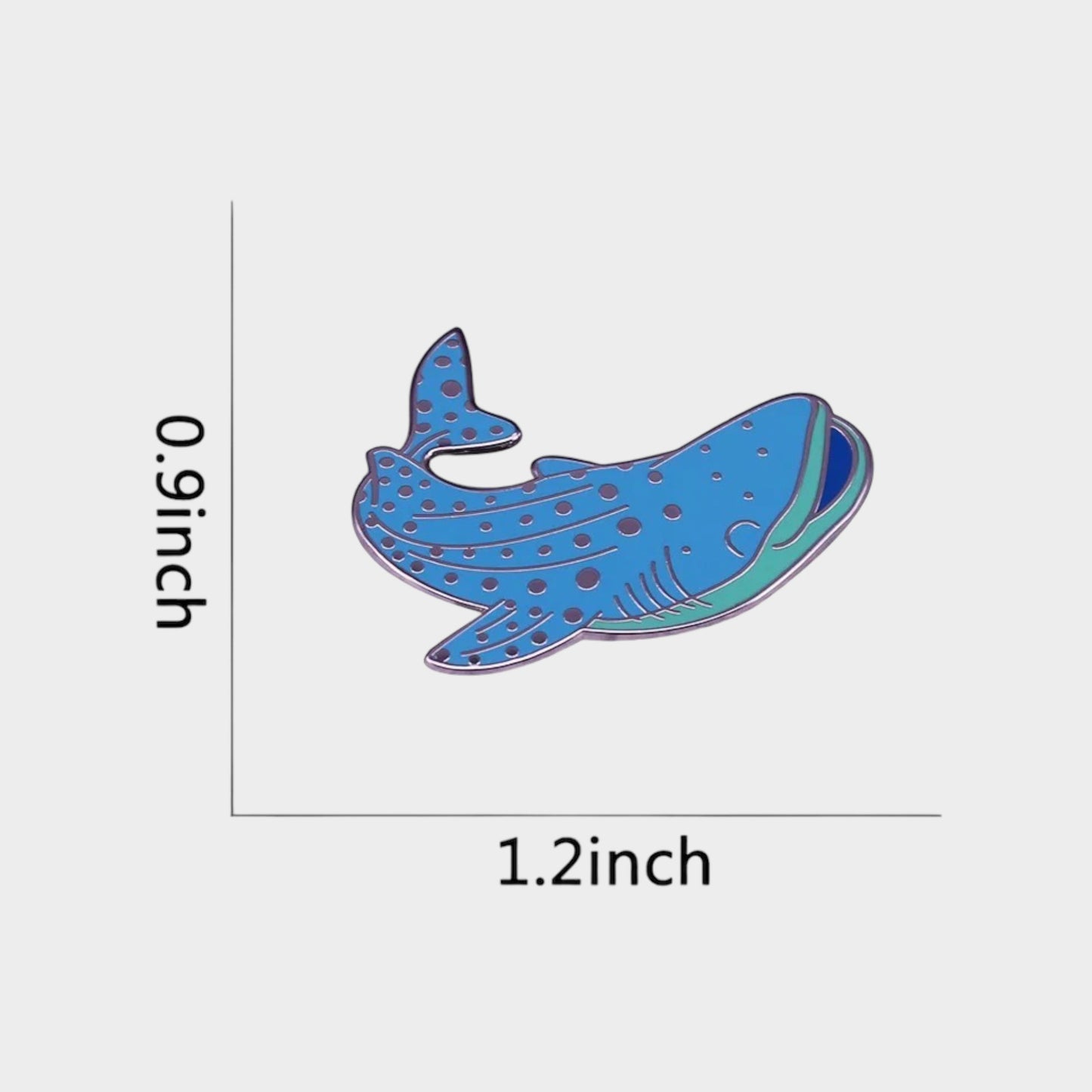 Blue Whale Pin